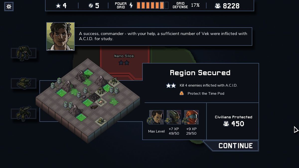 Into the Breach screenshot 2 for Nintendo Switch